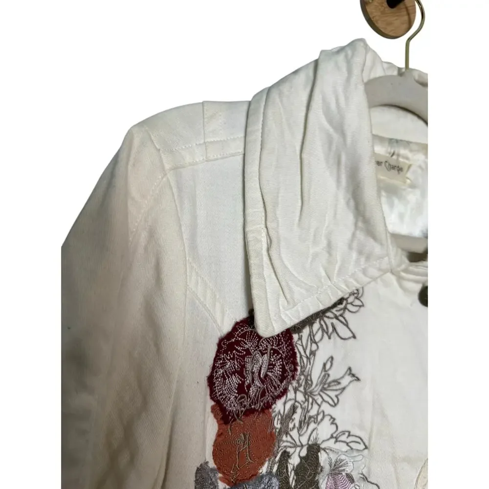 Cover Charge long floral‎ embroidered jacket - Picture 3 of 11